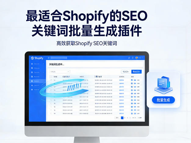 2026年最适合Shopify的SEO关键词批量生成插件排名