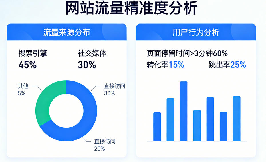 提升网站流量的“准确性”